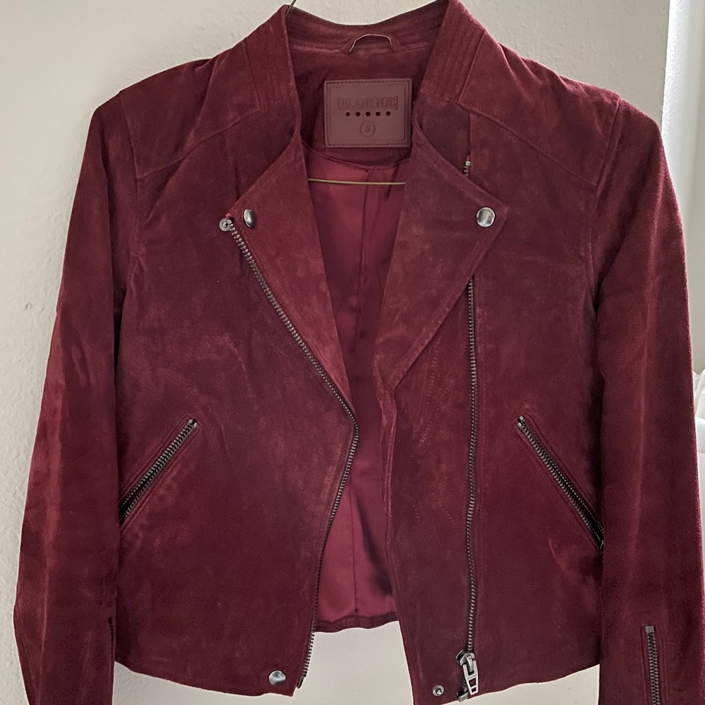 BlankNYC Faux Suede Moto Jacket